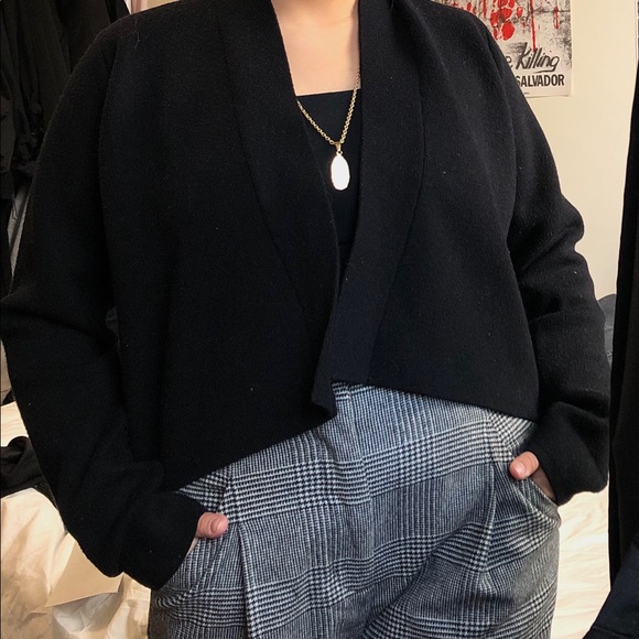 OAK + FORT Sweaters - Oak + Fort Cropped Cardigan